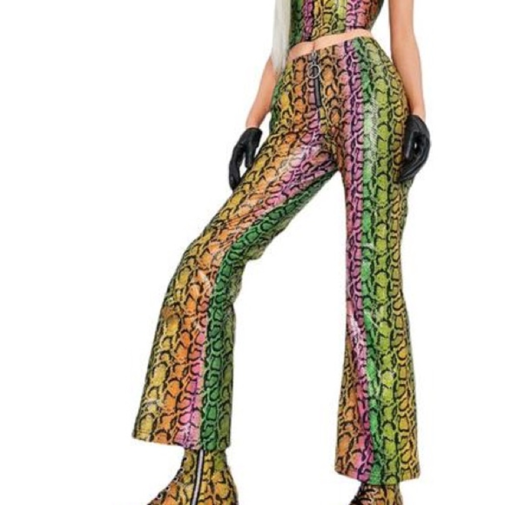 Neon Venom Snake Pants